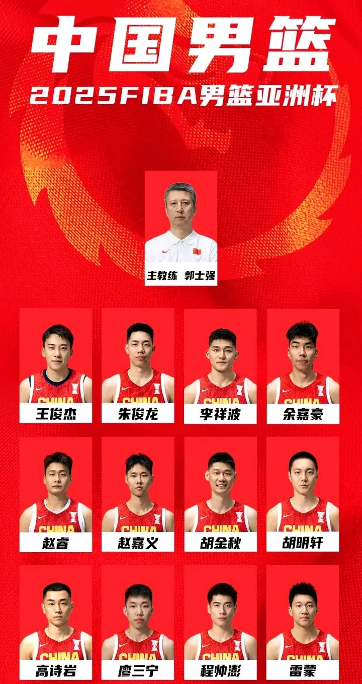 亚洲杯最新积分榜：王俊杰首发100%命中率，中国男篮100分升至第1