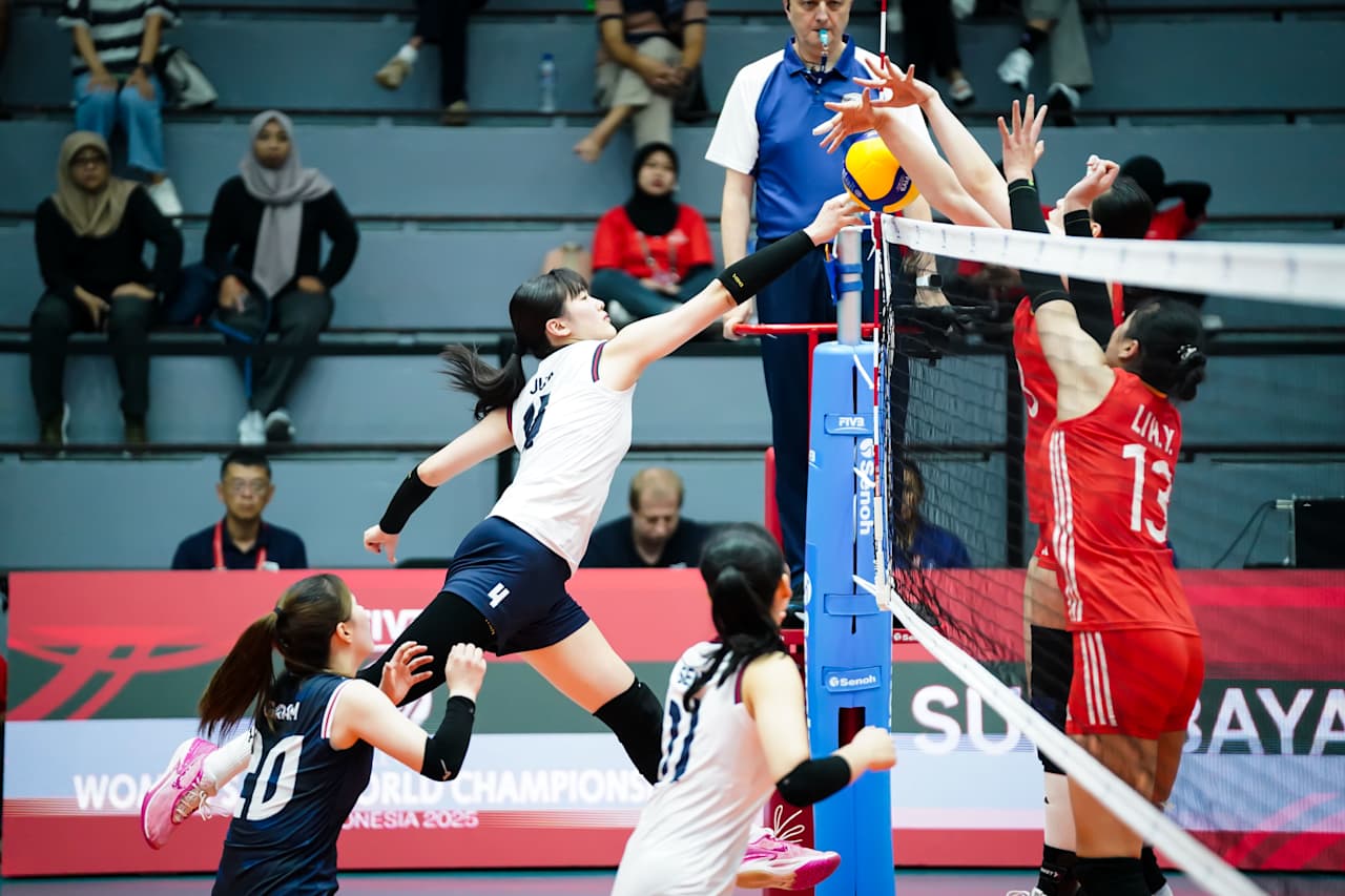 3-0！中国女排横扫韩国 排球世锦赛二连胜 拦网12-1碾压