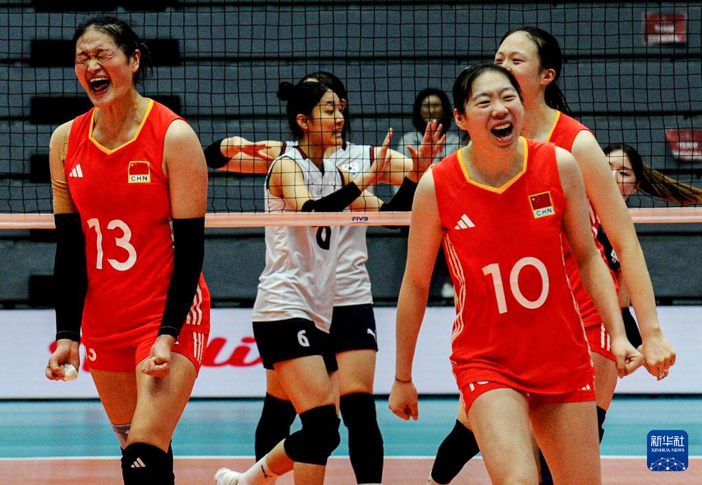 排球——U21女排世锦赛：中国队战胜韩国队