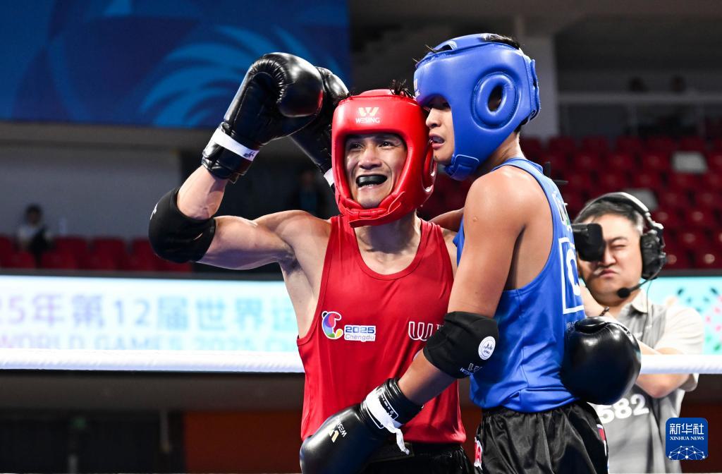 成都世运会｜泰拳——男子57公斤级四分之一决赛赛况