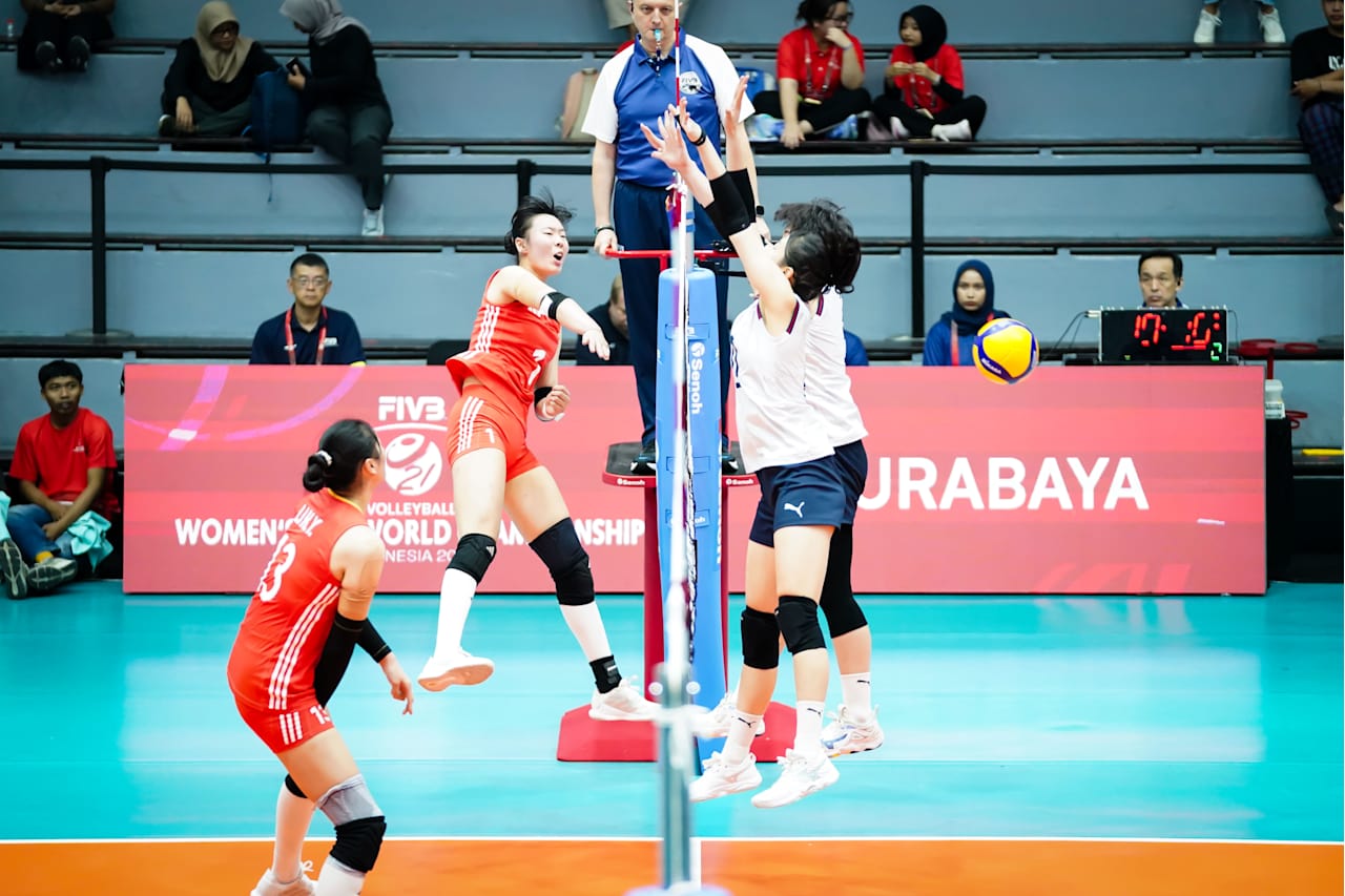 3-0！中国女排横扫韩国 排球世锦赛二连胜 拦网12-1碾压
