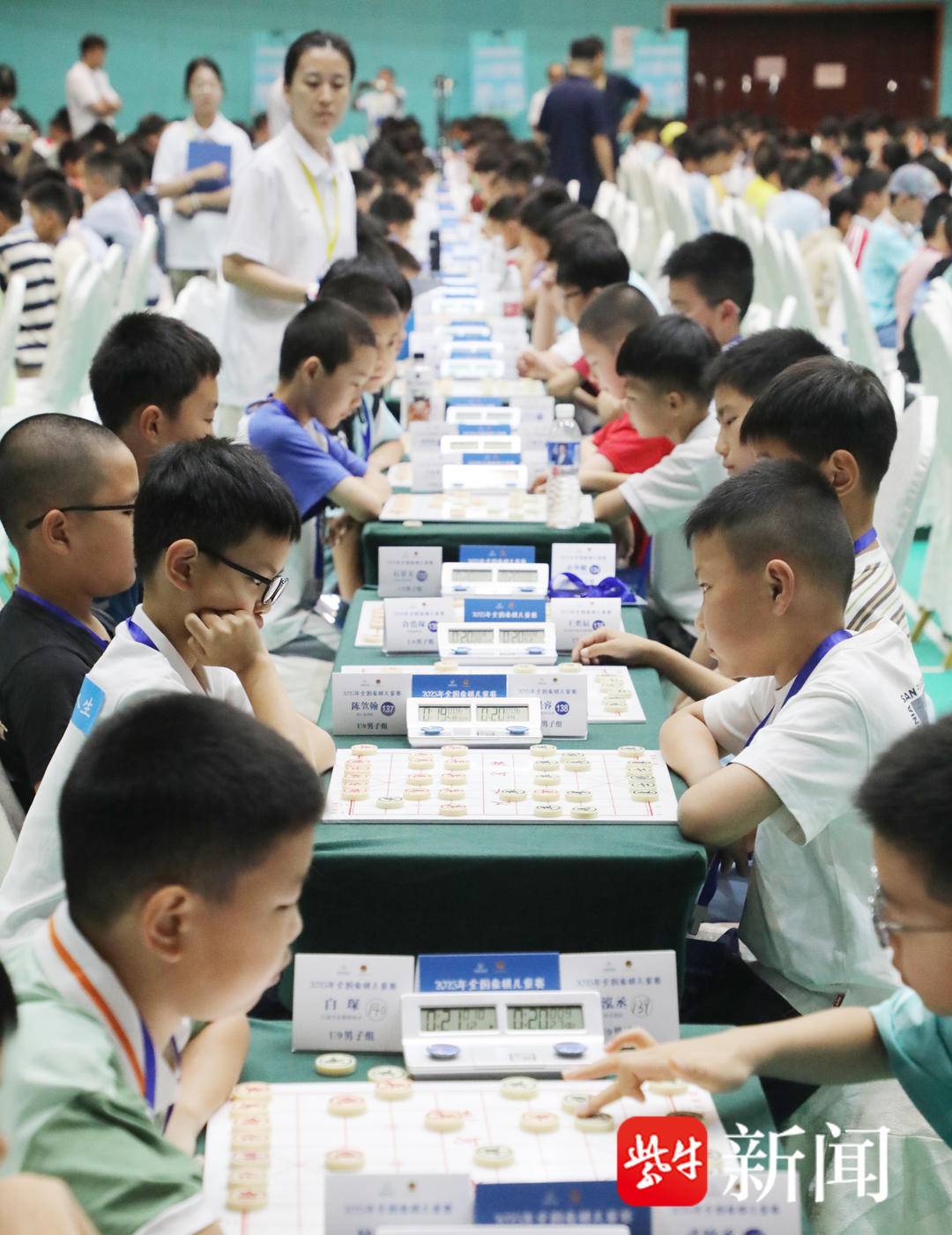 千名小将逐鹿棋坛​，2025年全国象棋儿童赛在镇江开幕