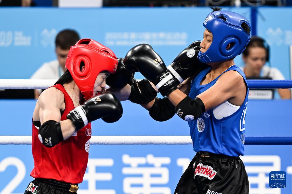 成都世运会｜泰拳——女子48公斤级四分之一决赛赛况