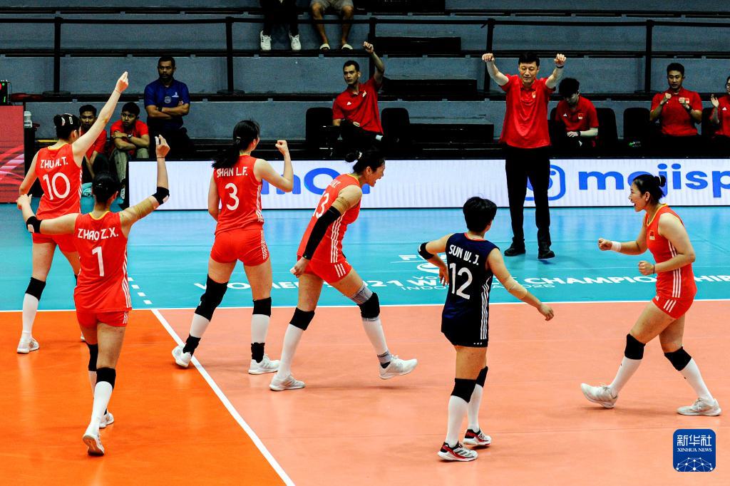 排球——U21女排世锦赛：中国队战胜韩国队