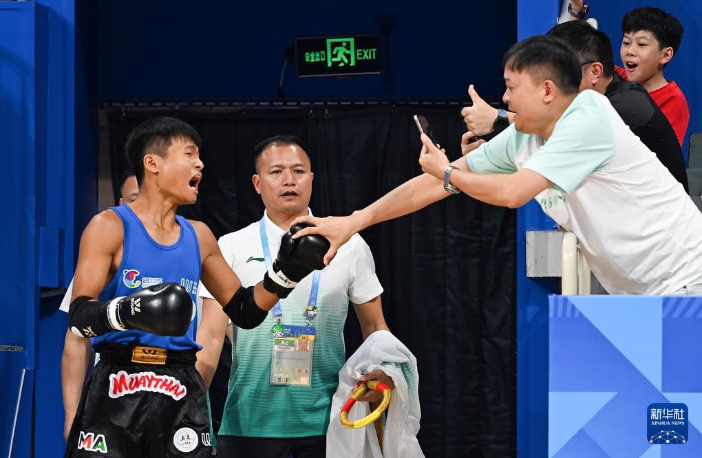 成都世运会｜泰拳——男子57公斤级四分之一决赛赛况