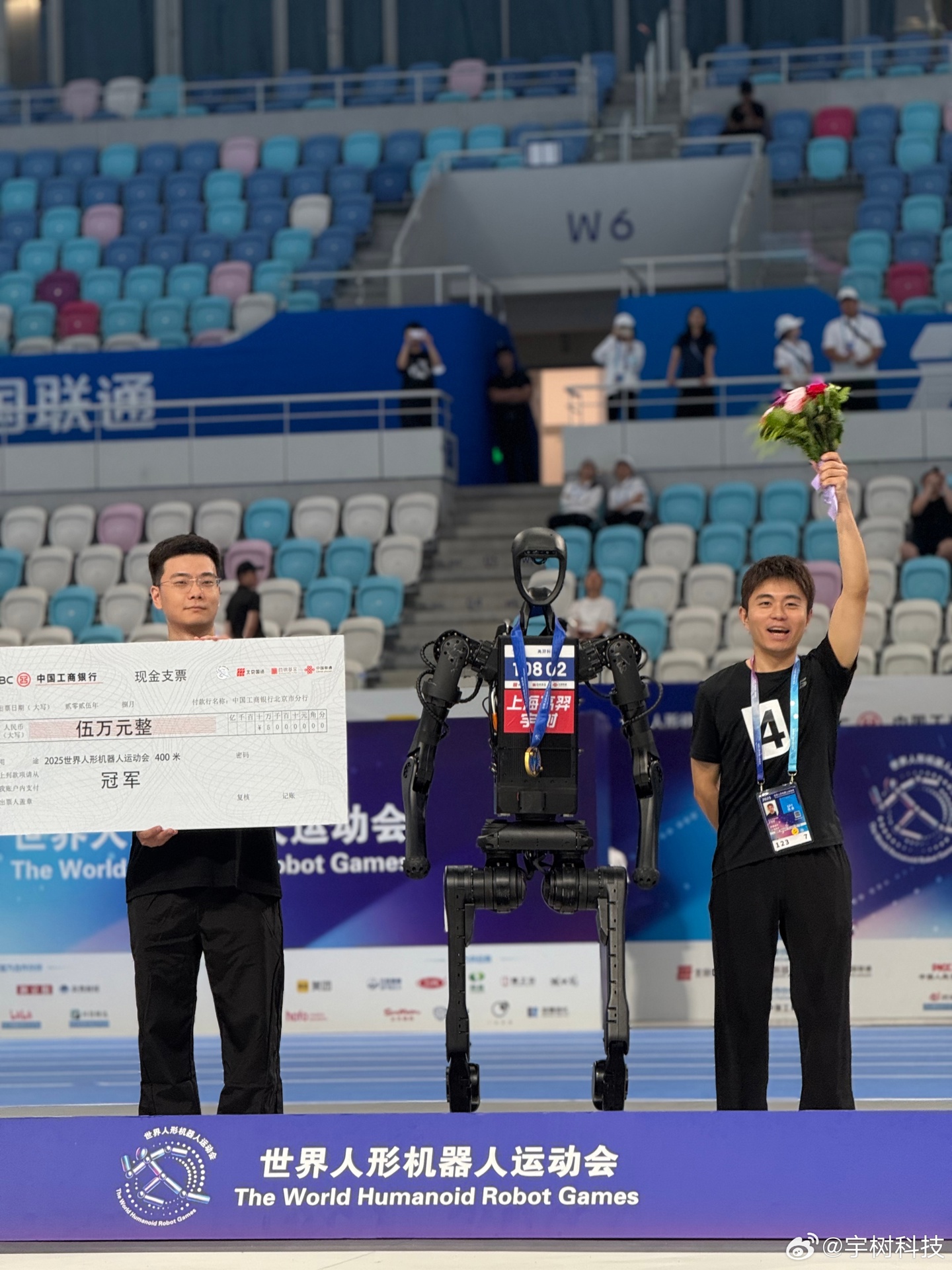 宇树科技赢得首届世界人形机器人运动会首日田径赛所有冠军