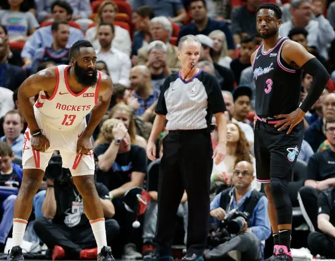 NBA得分后卫总统山：前二无悬念，哈登冲击第三仅差1个总冠军