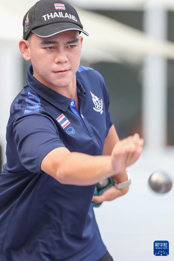 成都世运会｜地掷球——小金属地掷球男子单人准确抛击决赛：贝宁选手夺冠