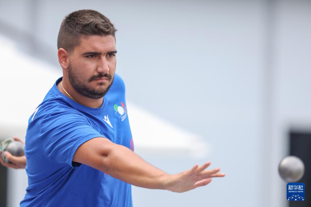 成都世运会｜地掷球——小金属地掷球男子单人准确抛击决赛：贝宁选手夺冠