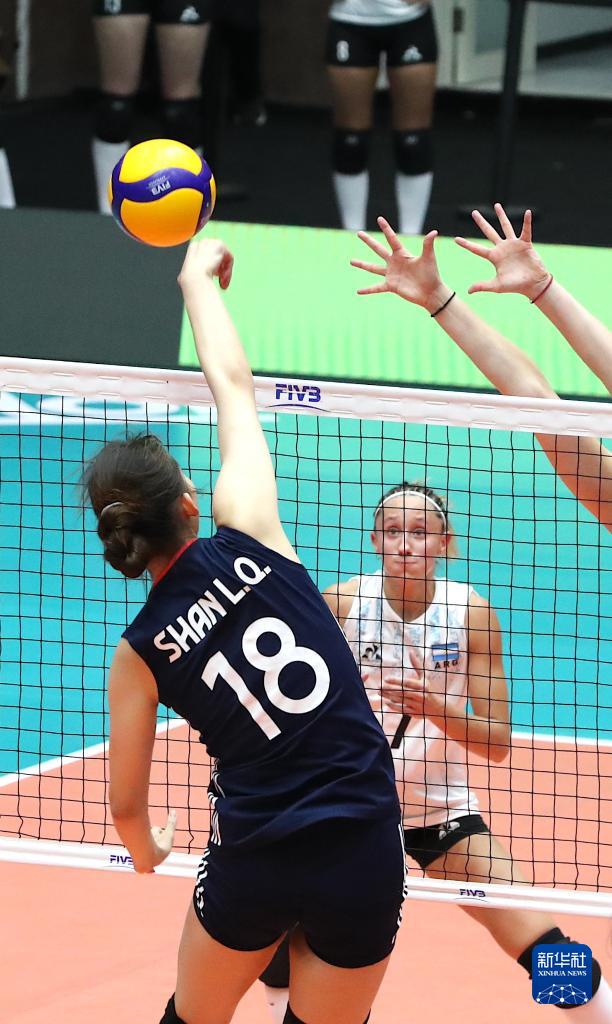 U21女排世锦赛：中国胜阿根廷