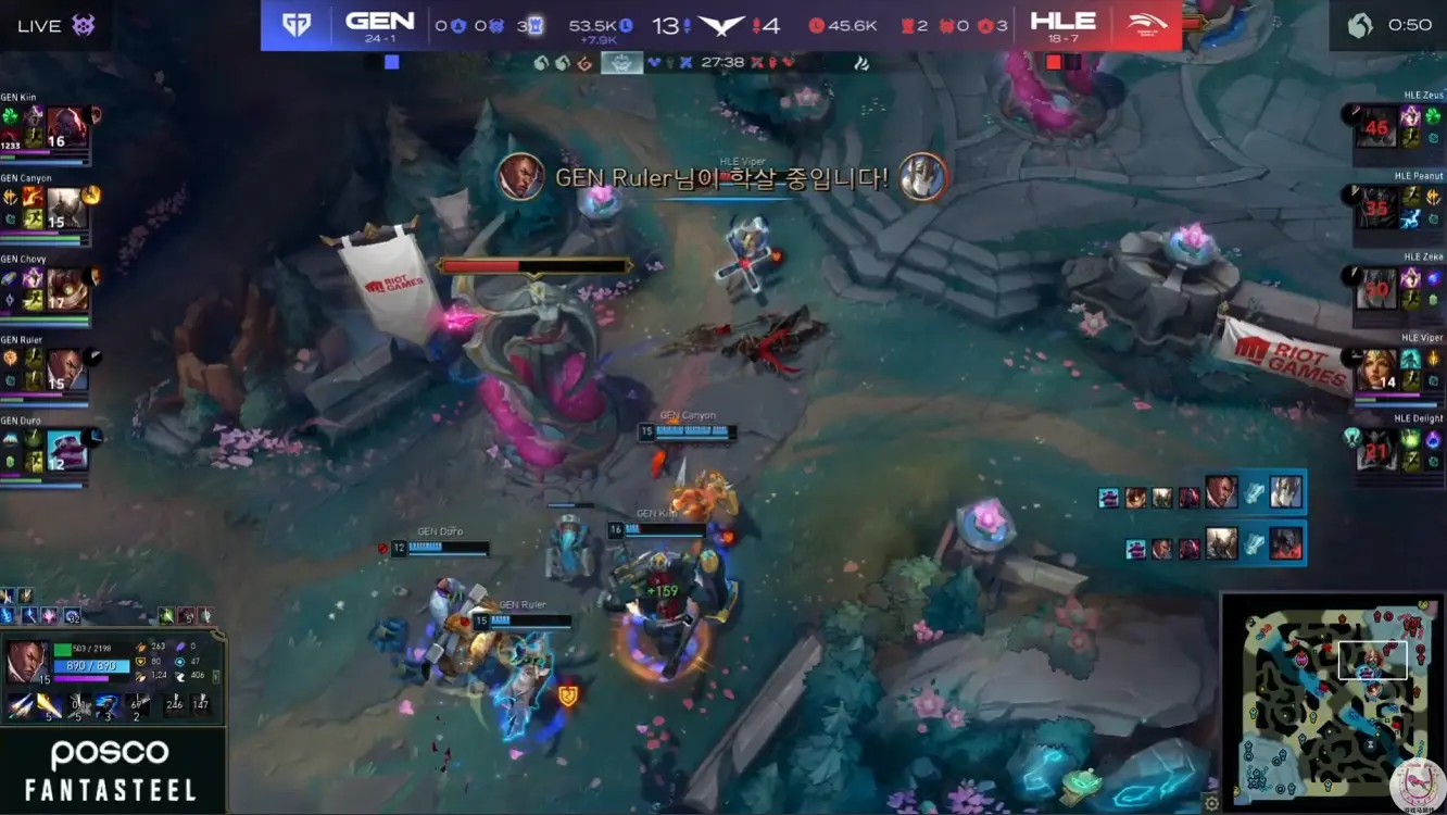 LCK：完美的老三守门员？HLE两轮对战T1和GenG全败