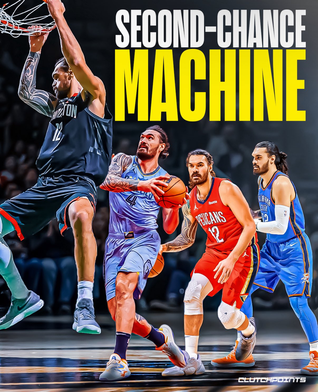 ClutchPoints：被低估的拼图球员，全联盟都希望亚当斯成功