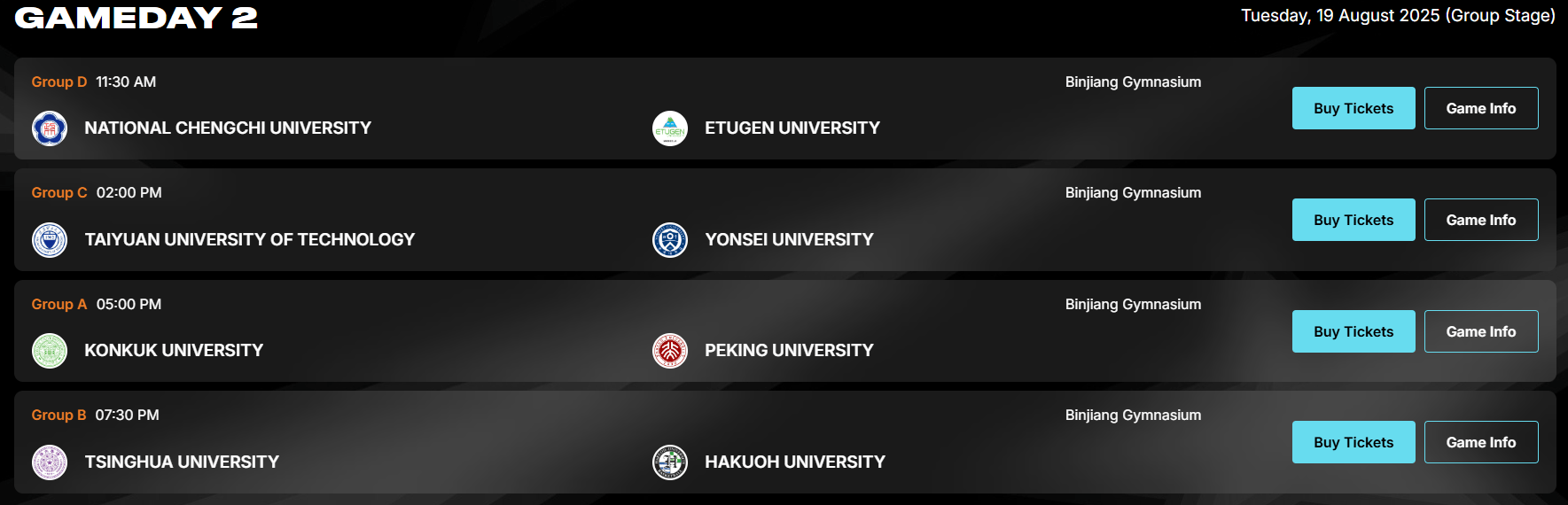 AUBL联赛首日：清华大学拿下开门红，上海交大、浙大落败