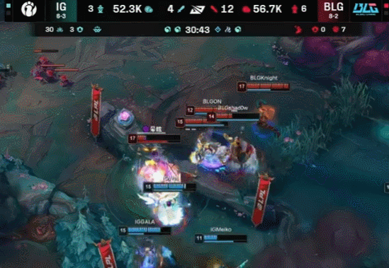 LPL：IG再次翻盘BLG赢下Bo3！Wei复仇成功Gala两连MVP