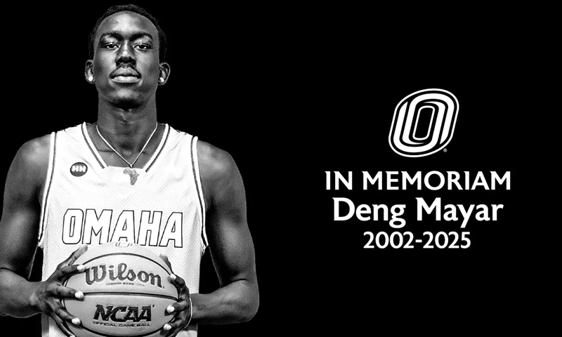 ESPN：奥马哈大学前锋邓-梅亚尔不幸溺水去世，年仅22岁