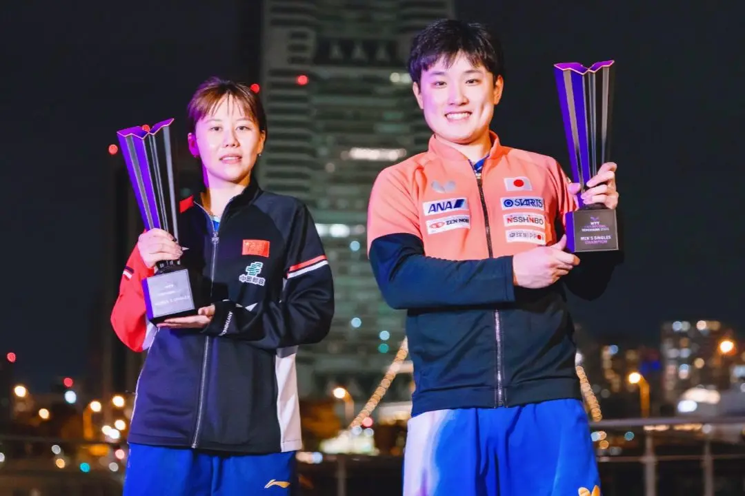 日媒：张本智和因WTT横滨站夺冠，重返世界排名第3位