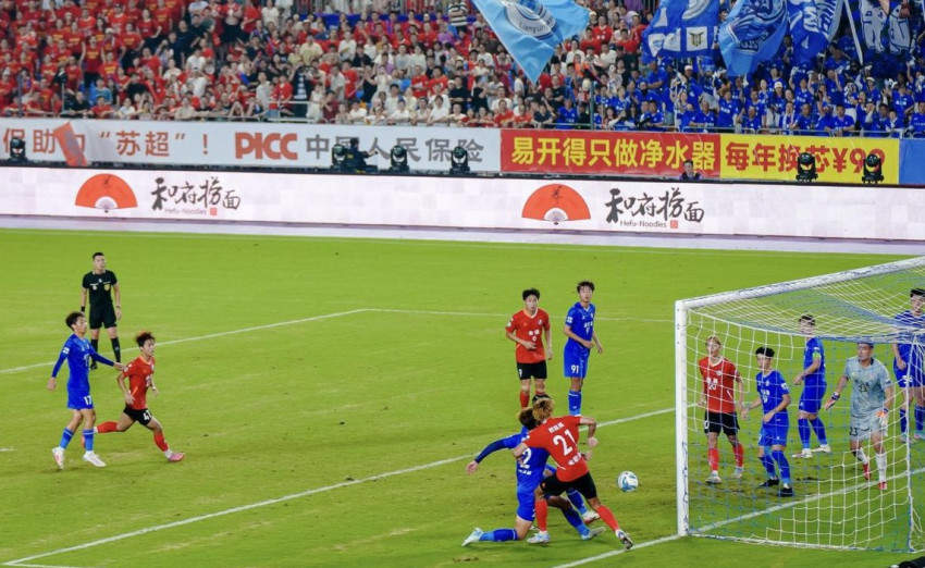 5:0！南通队主场完胜连云港队，和府捞面赠送19000碗面燃爆赛场