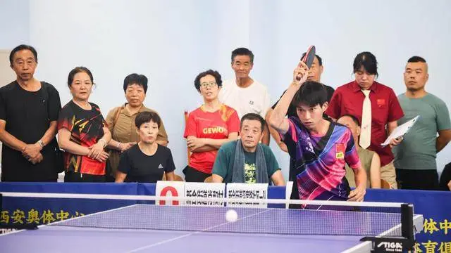 2025年群众体育全民健身技能大赛暨社区运动会（浐灞国际港赛区）乒乓球项目火热开赛