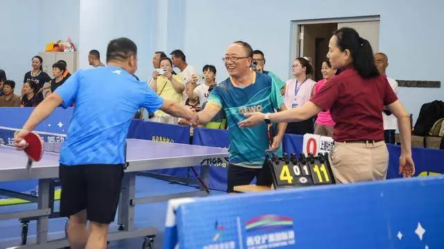 2025年群众体育全民健身技能大赛暨社区运动会（浐灞国际港赛区）乒乓球项目火热开赛