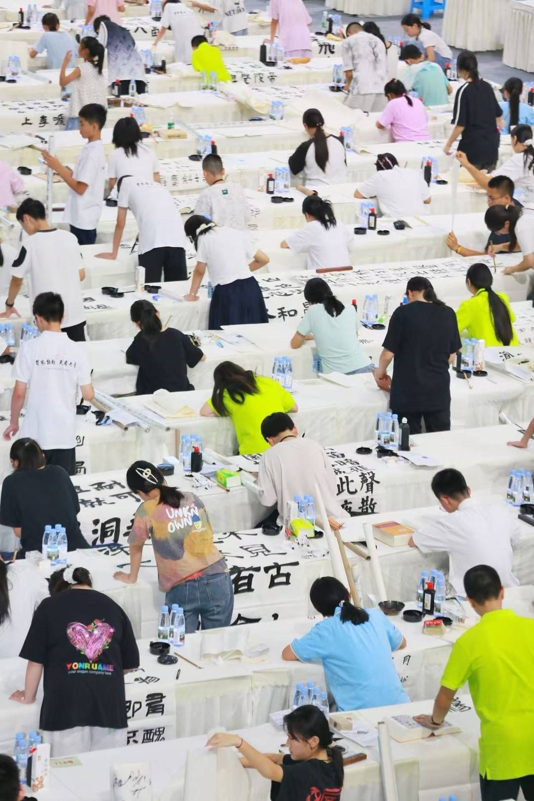 四川第四届青少年书画传习大会决赛在遂宁射洪开赛｜图集