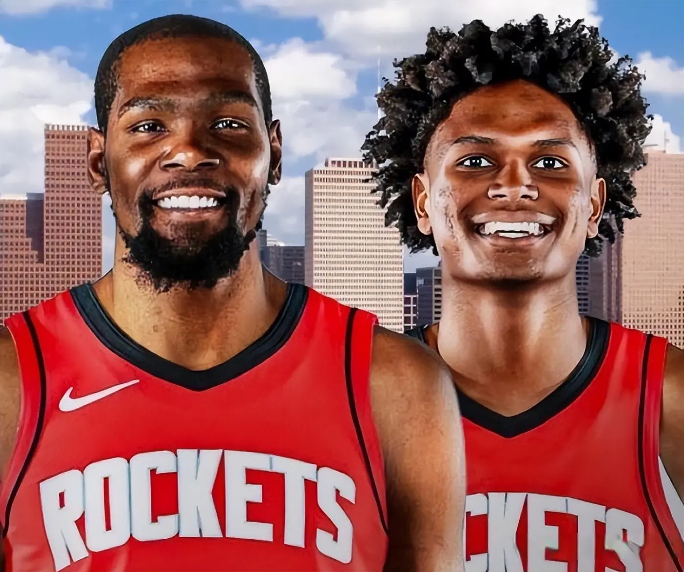 7队13人交易，火箭队成大赢家？NBA官网点名巨星：新援助休城冲冠