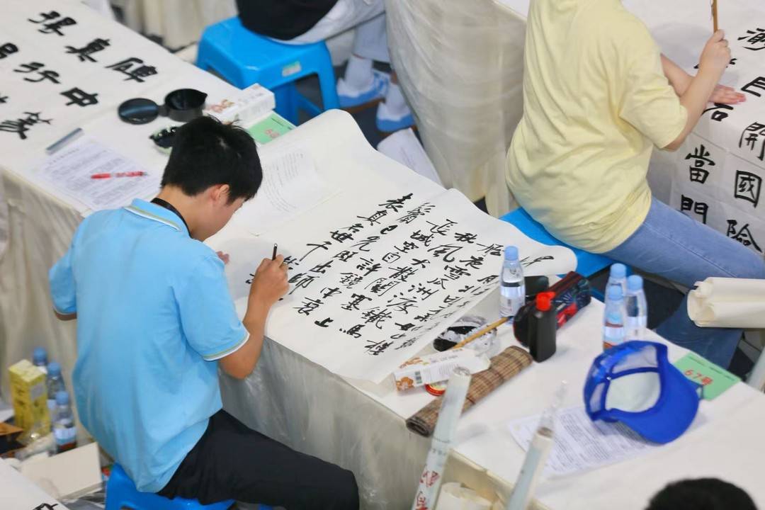 四川第四届青少年书画传习大会决赛在遂宁射洪开赛｜图集