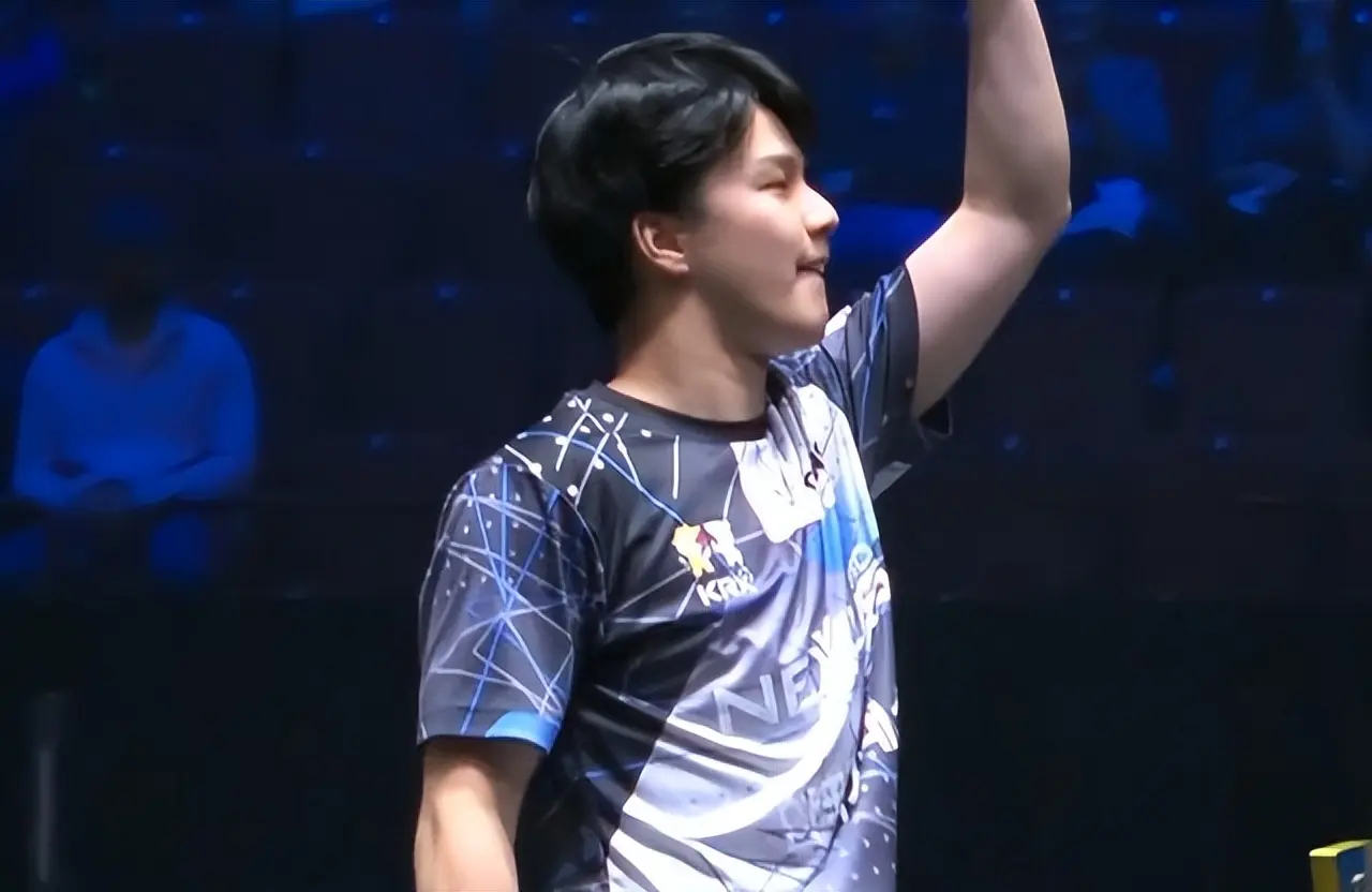 2-3！张本智和连救4个赛点爆冷出局，7连胜被韩国名将终结！