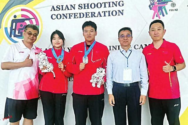 山西运动员张益梵射击亚锦赛再摘一金