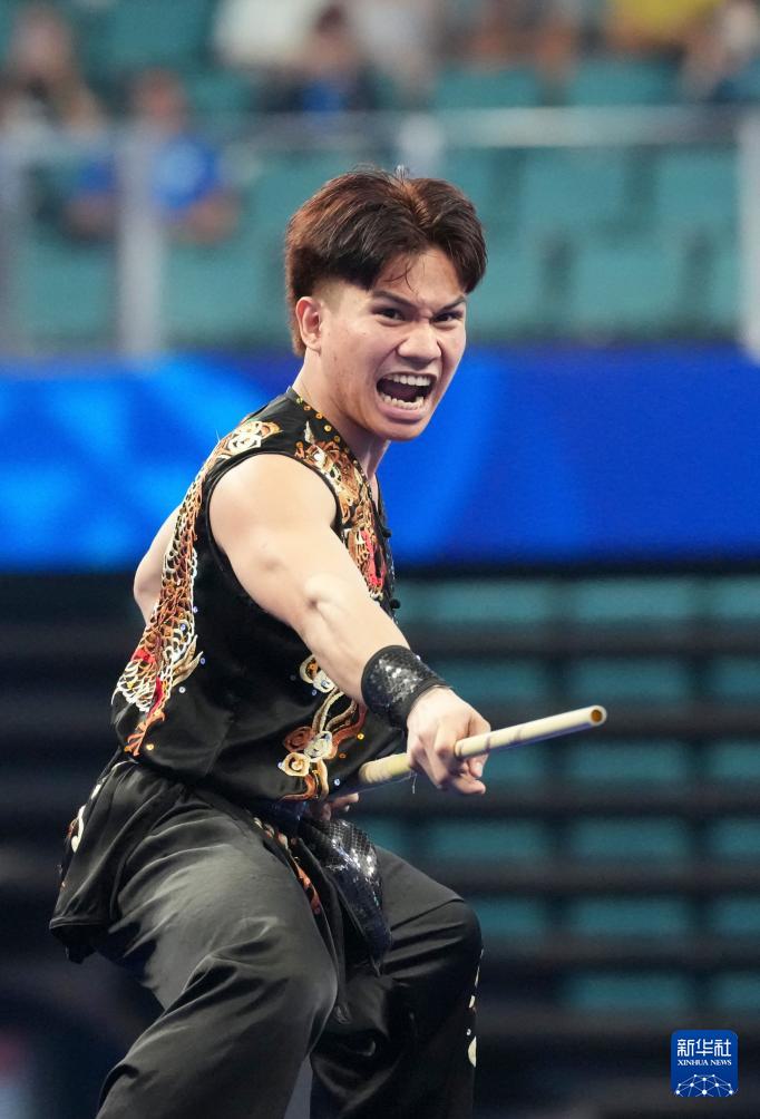 成都世运会丨武术——男子南拳-南棍决赛赛况