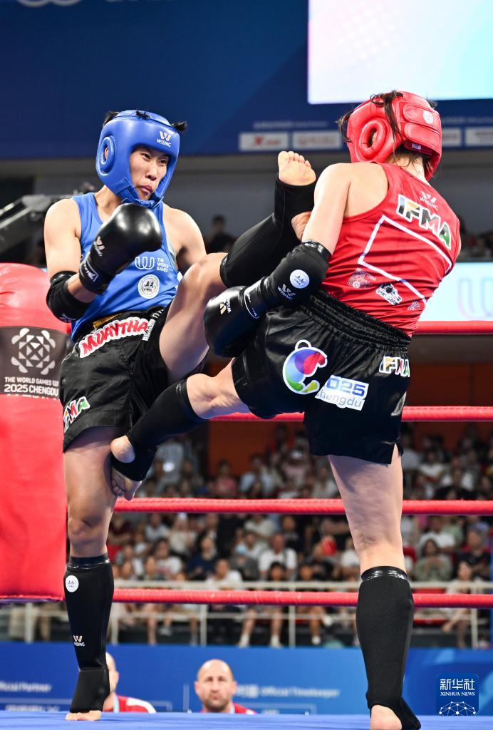 成都世运会丨泰拳——女子60公斤级四分之一决赛赛况
