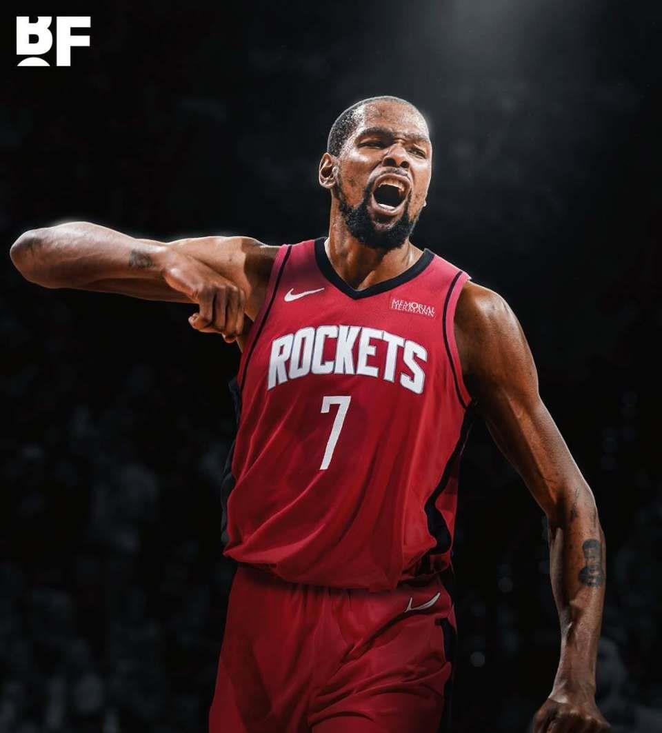 杜兰特新赛季争MVP？美媒称火箭减轻其压力 有望打出近年最强进攻