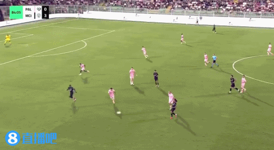 友谊赛-曼城3-0巴勒莫 赖因德斯双响+失空门哈兰德破门刘易斯助攻