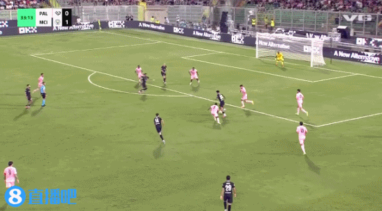 友谊赛-曼城3-0巴勒莫 赖因德斯双响+失空门哈兰德破门刘易斯助攻