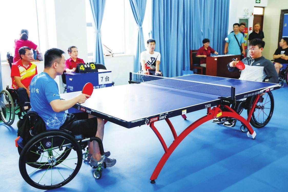 乒乓为媒促残健共融