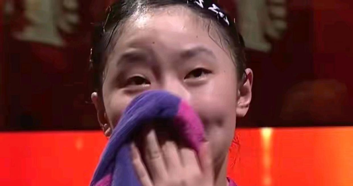 打不过克星！张本美和嚣张气焰被浇灭！赛后痛哭流涕，网友：可怜