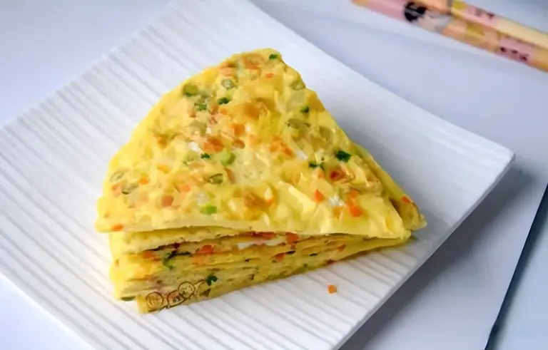 糯米粉别只会做汤圆，它还可以做鸡蛋饼！一搅一煎就上桌，特简单