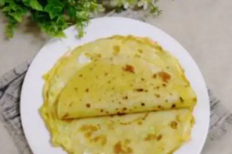 糯米粉别只会做汤圆，它还可以做鸡蛋饼！一搅一煎就上桌，特简单