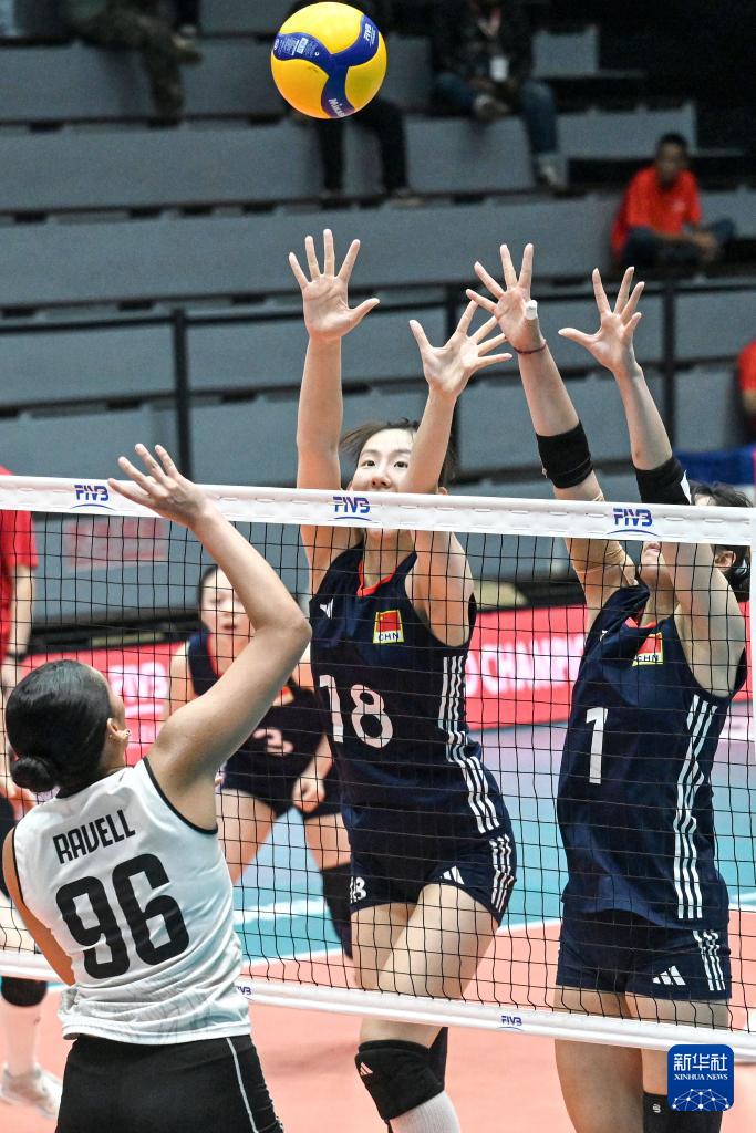 排球——U21女排世锦赛：中国队胜墨西哥队