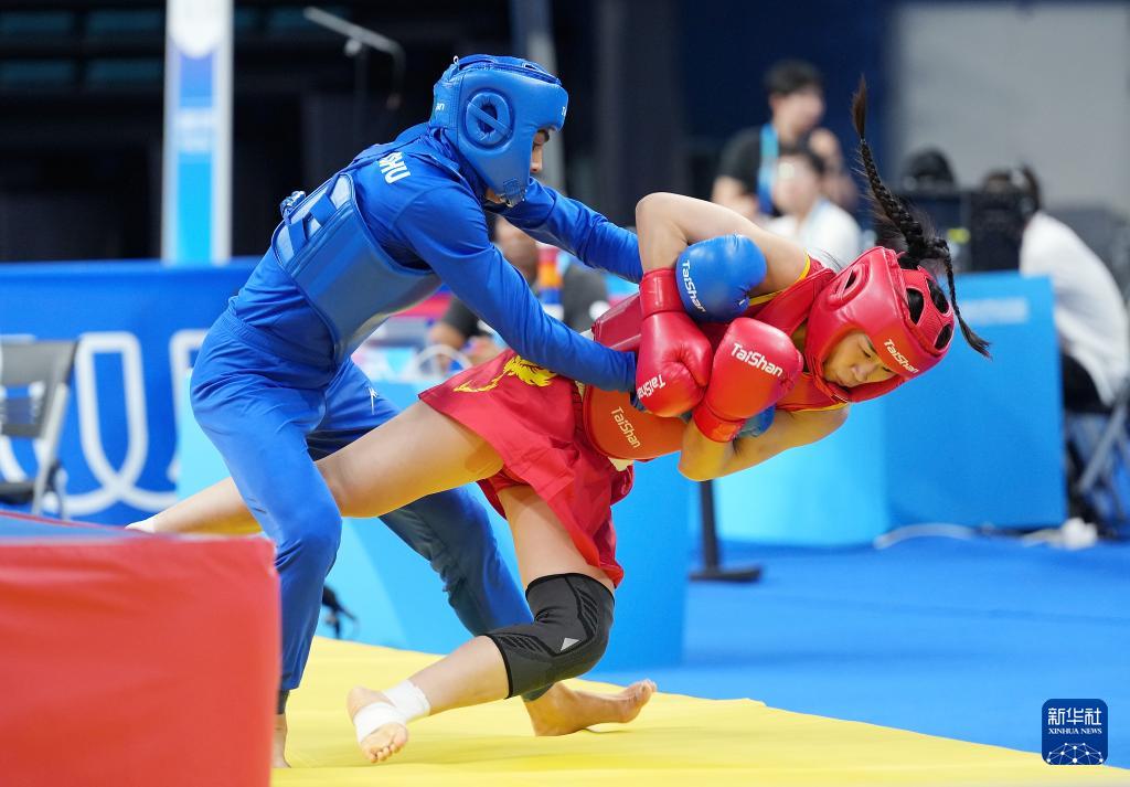 成都世运会丨武术——女子散打60公斤级：中国选手李志勤晋级决赛