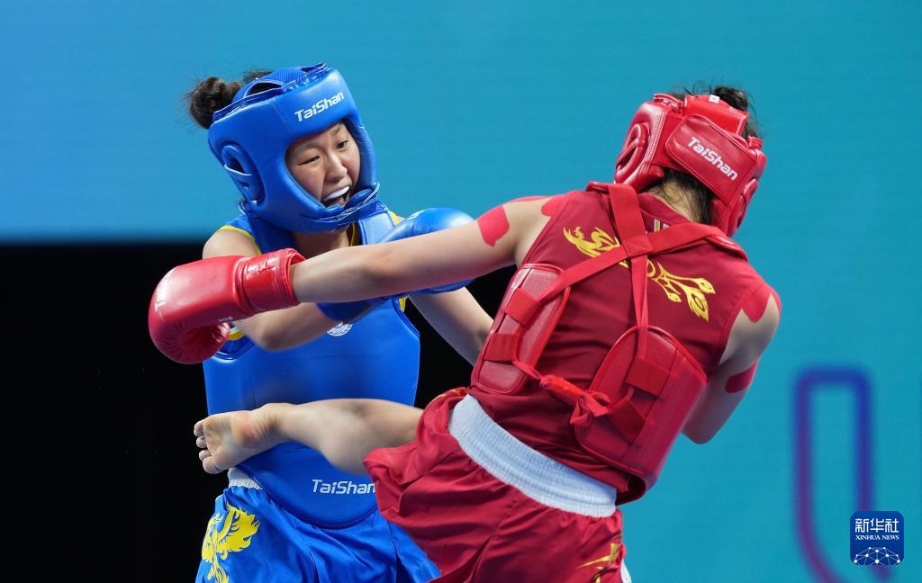 成都世运会丨武术——女子散打52公斤级：中国选手陈梦粤晋级决赛
