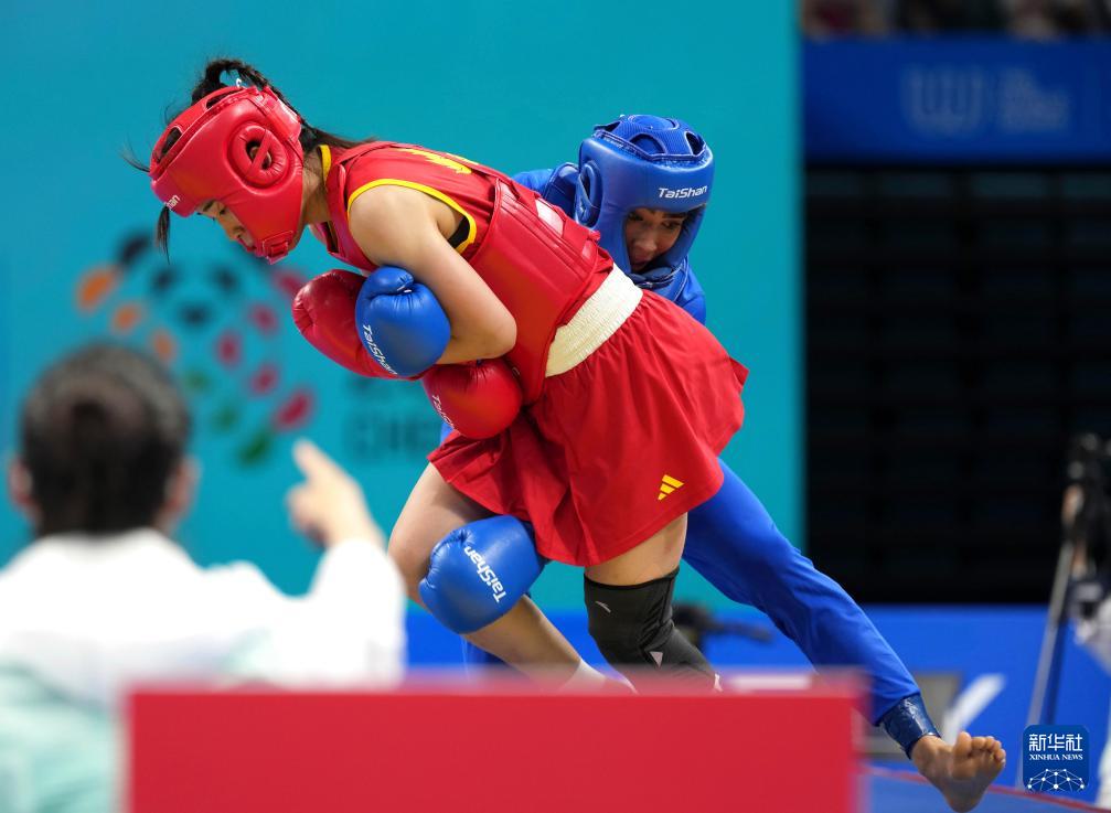 成都世运会丨武术——女子散打60公斤级：中国选手李志勤晋级决赛