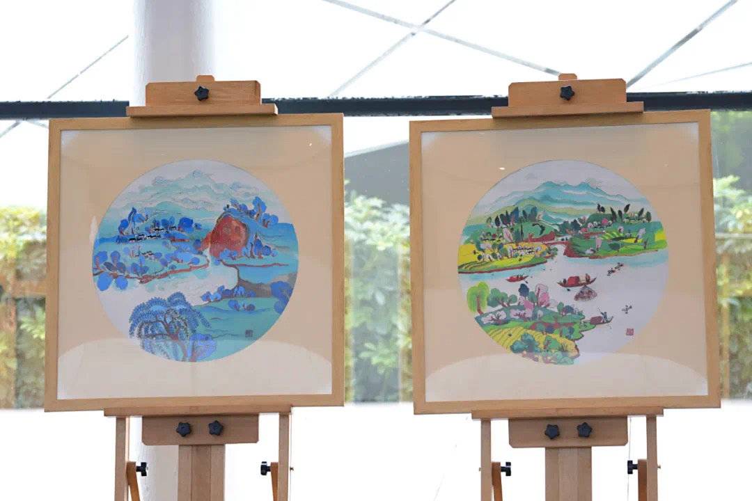 智慧体育仓+简阳农民画展 成都世运会简阳赛区观众休息区延伸观赛体验