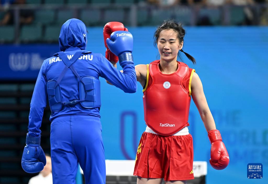 成都世运会丨武术——女子散打60公斤级：中国选手李志勤晋级决赛