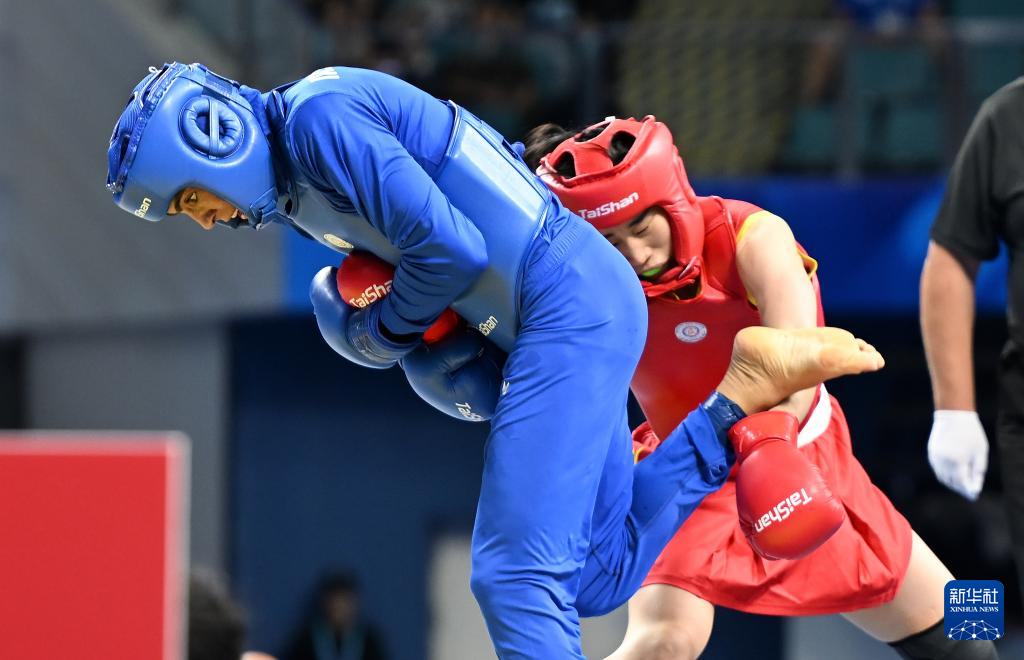 成都世运会丨武术——女子散打60公斤级：中国选手李志勤晋级决赛