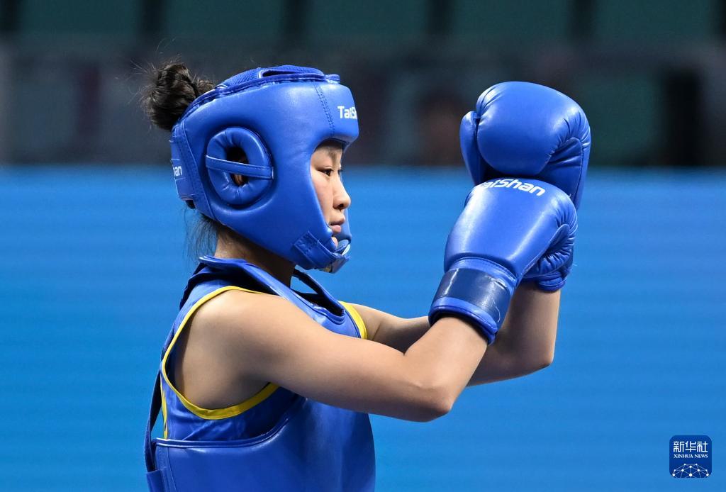 成都世运会丨武术——女子散打52公斤级：中国选手陈梦粤晋级决赛