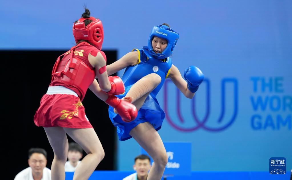 成都世运会丨武术——女子散打52公斤级：中国选手陈梦粤晋级决赛