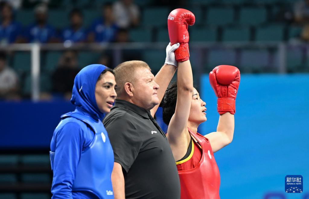 成都世运会丨武术——女子散打60公斤级：中国选手李志勤晋级决赛