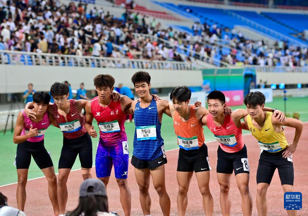 全国青少年田径运动会：男子100米决赛赛况