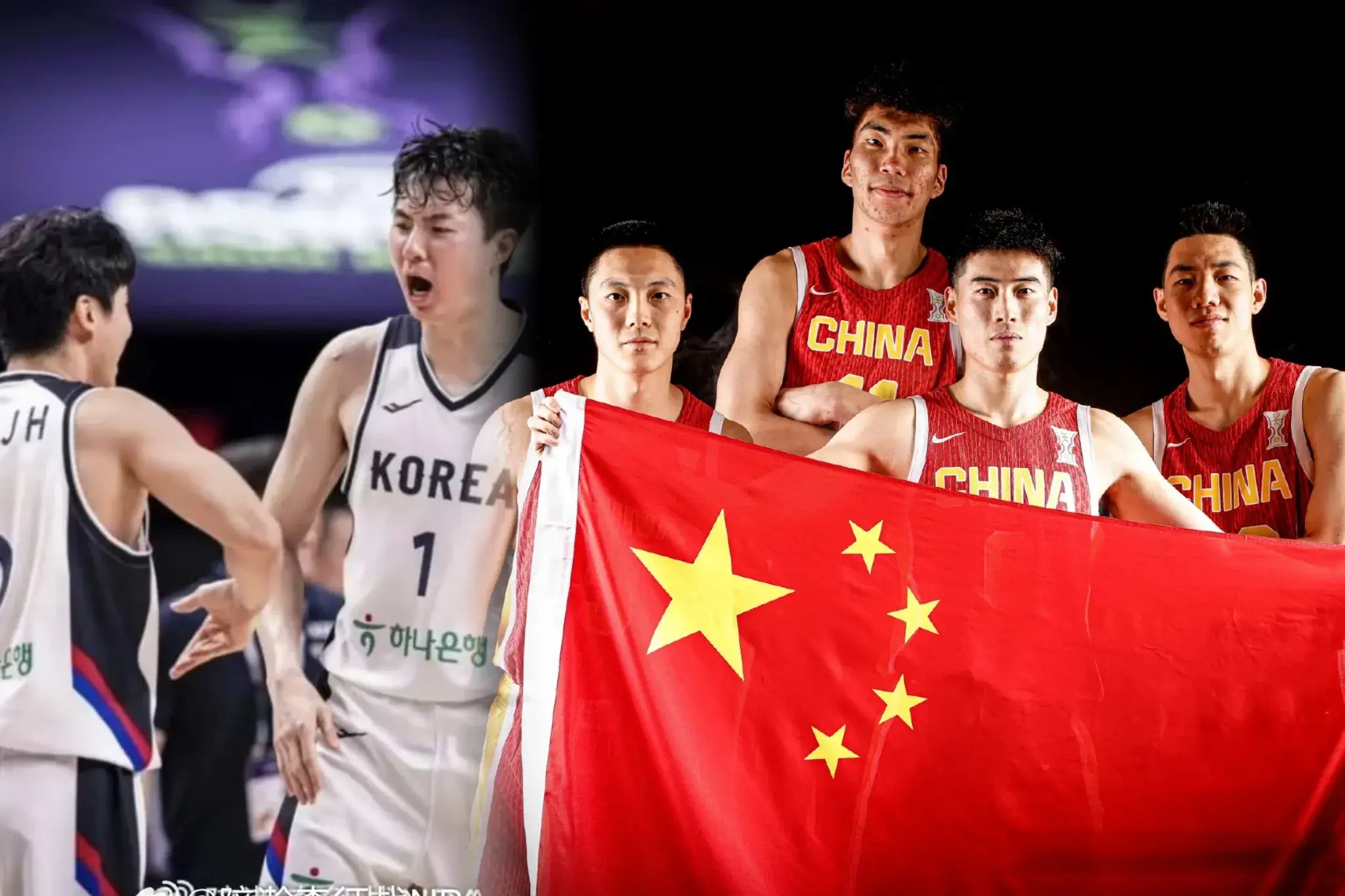 男篮亚洲杯：中国vs韩国争4强，8强出7席，日本、黎巴嫩争最后1席