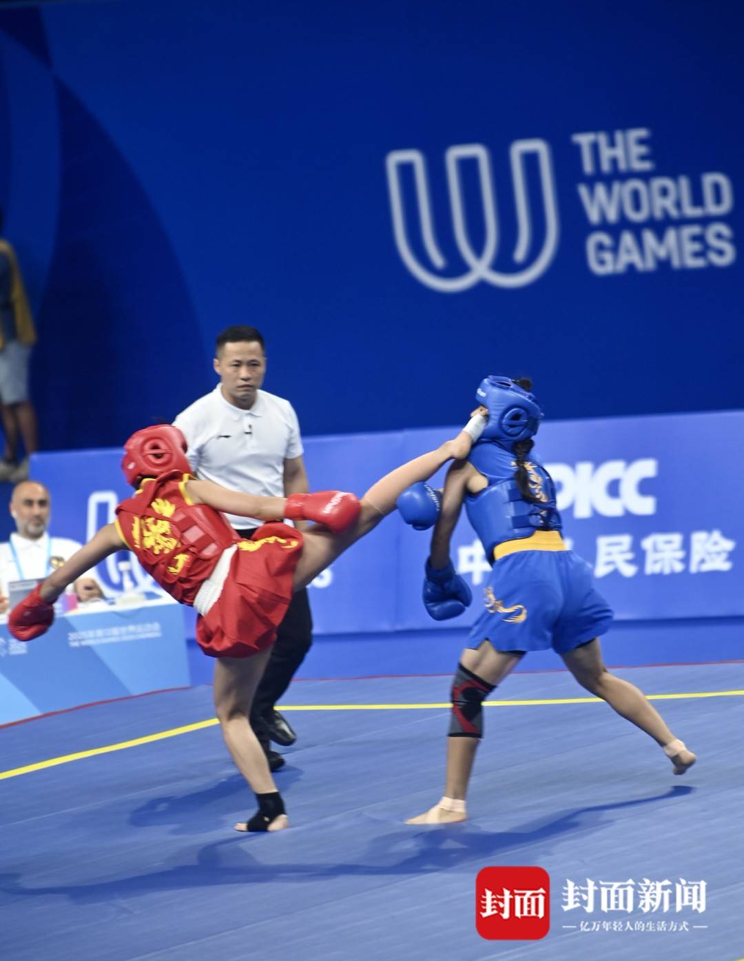 恭喜中国武术队！散打项目获得三金一银｜图说世运